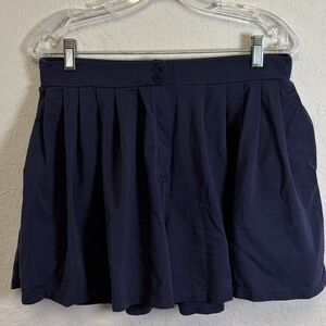 Intimately Free People Navy Cotton Flowy Shorts, Size Medium